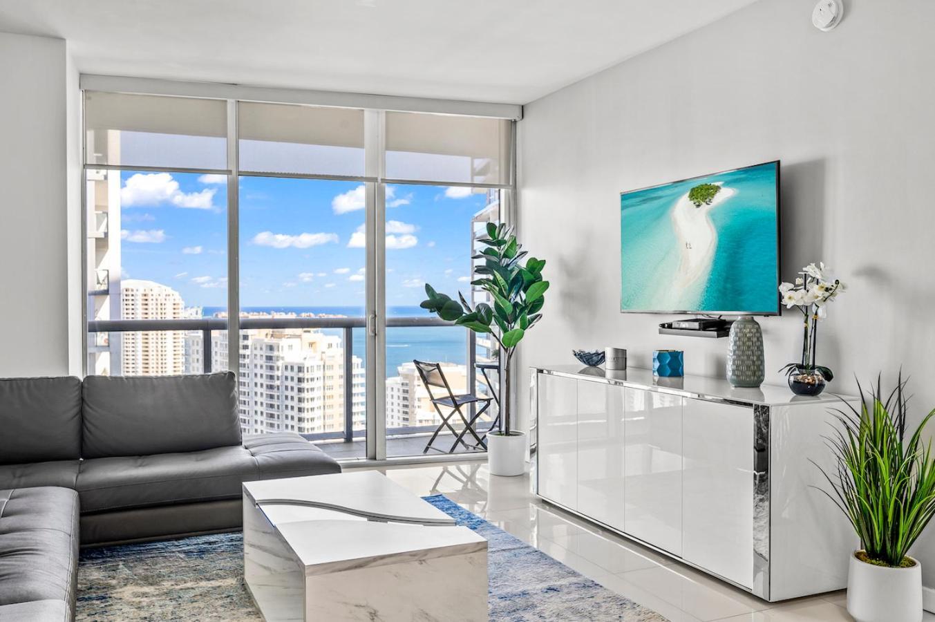*Iconic W Icon Condo/ Pool&Waterviews*Freespa* Miami Eksteriør billede
