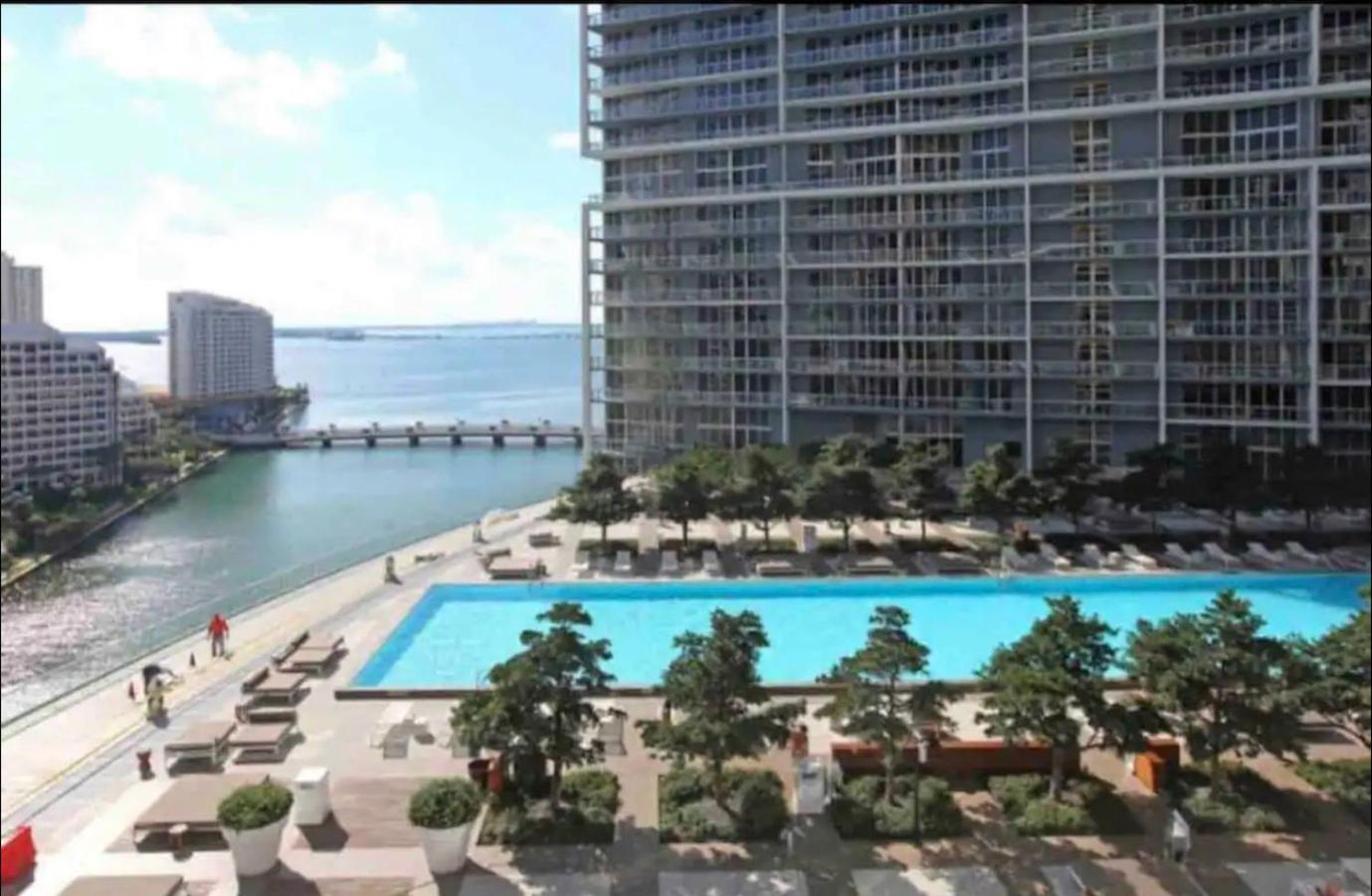 *Iconic W Icon Condo/ Pool&Waterviews*Freespa* Miami Eksteriør billede